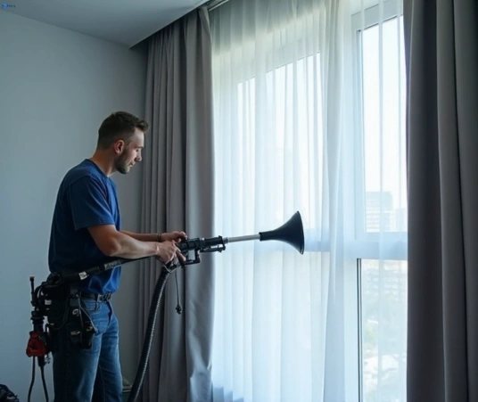 Professional drapes cleaning process tools Matty Curtain Cleaning stafford-heights